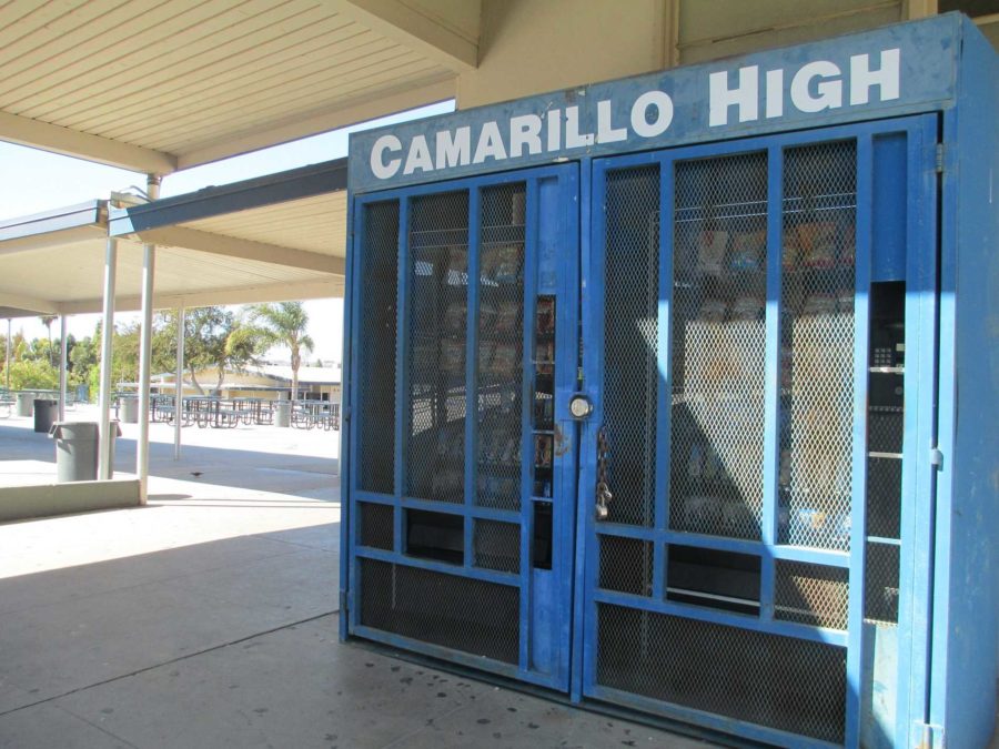 Cam Highs vending machines feature new and healthier products.