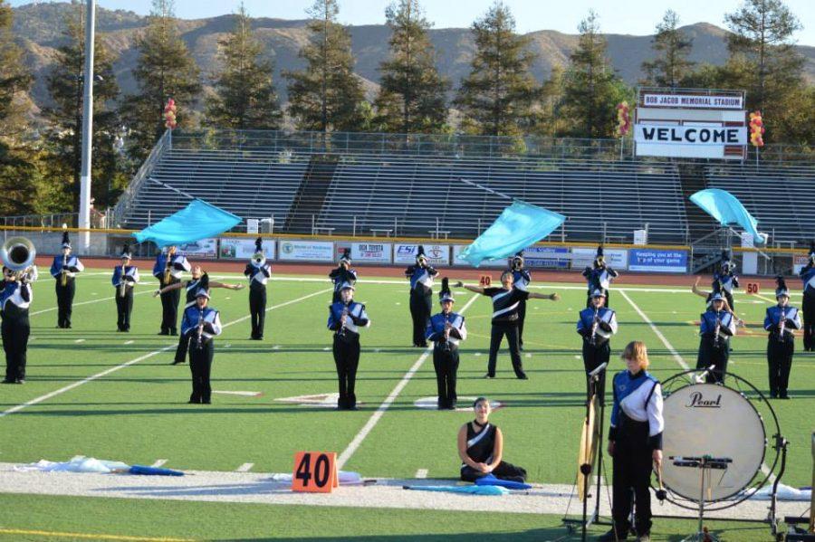 Cam High's marching band performed at the SCSBOA Oxnard Field Show Competition last Saturday and placed third overall.