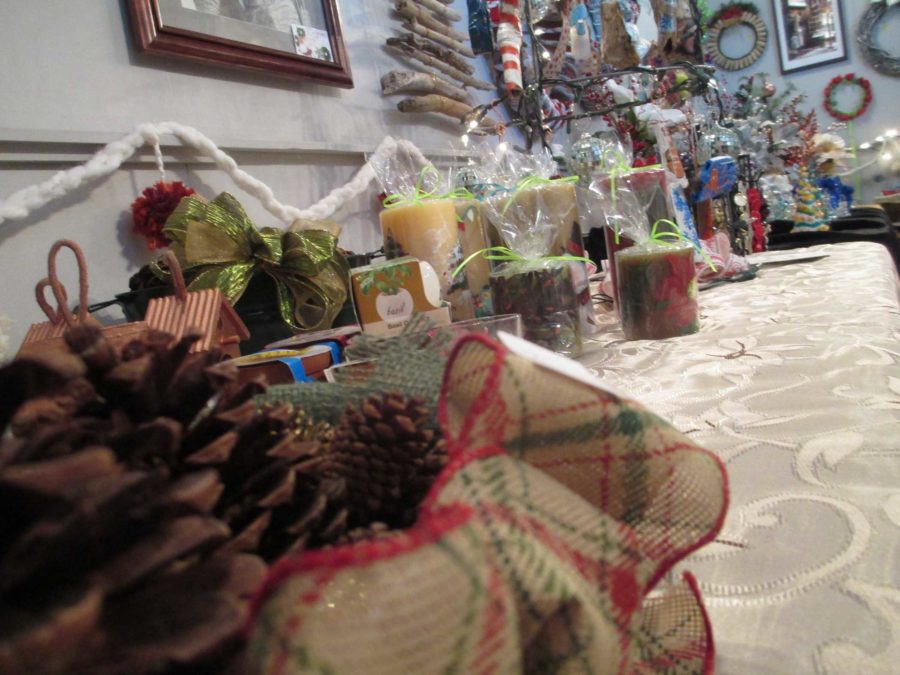 A number of holiday crafts are offered by student artists at Cam Highs Gallery Club Art sale. The sale ends Dec. 18