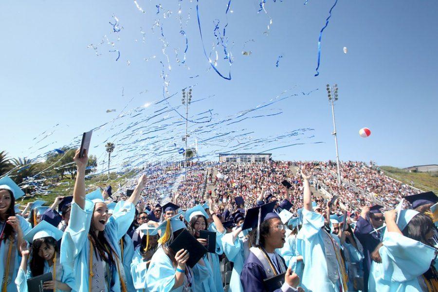 The Cam High class of 2013 celebrating graduation.