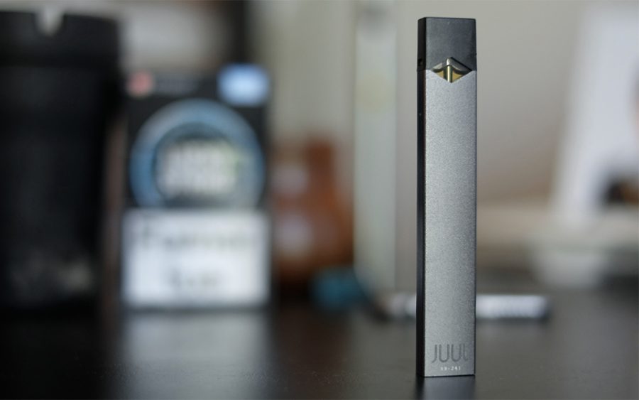 Pictured above is a jull, an e-cigarette that releases vapor as opposed to the traditional carcinogens of regular cigarettes.