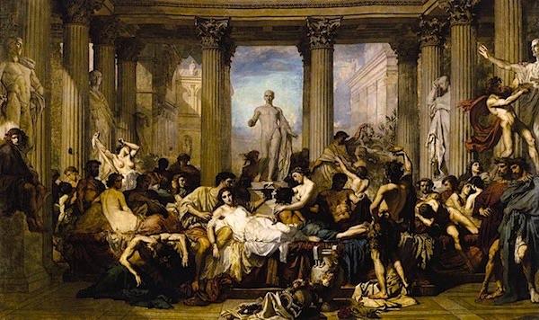 Prior to Christmas, the Romans celebrated Saturnalia, a week-long festival known for its tradition of gift giving.

