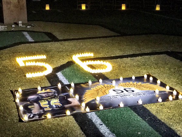 Community members gathered to hold a candlelight vigil for Ronny Andrews, Del Oro High School senior.