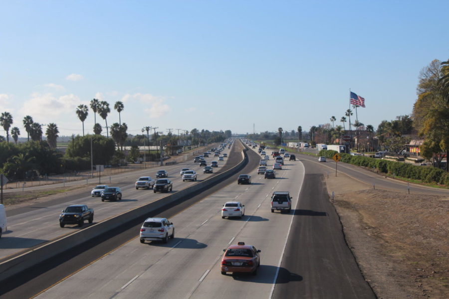 Freeway at Central Ave in Camarillo.