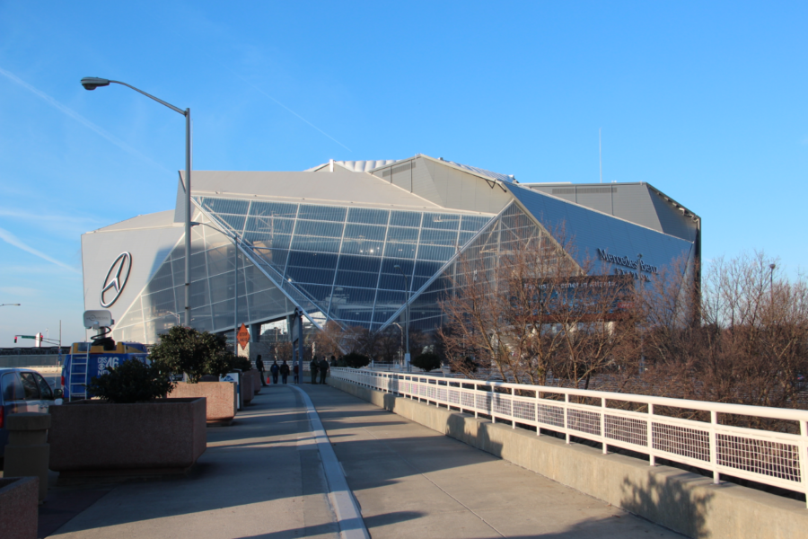 The Mercedez-Benz Superdome, where Super Bowl LIII was played.
