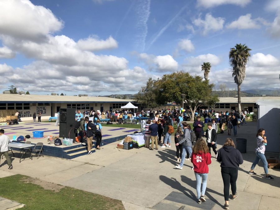 Cam High encourages students to become more active and eat healthier at the Health Fair on March 22, 2019.