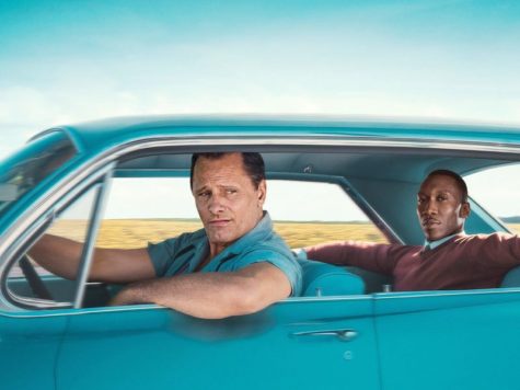 Viggo Mortensen (left) and Mahershala Ali (right) star in Green Book.