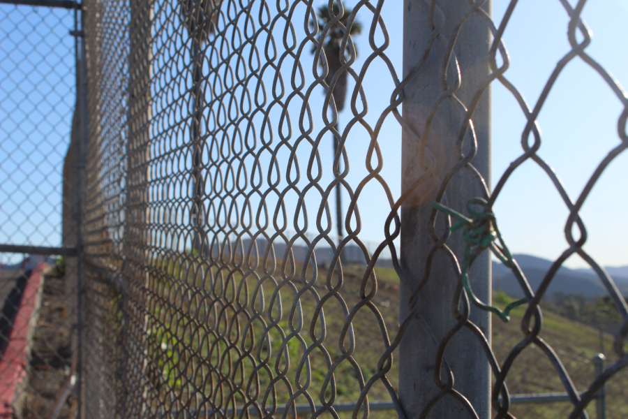 Fences will be soon be installed at Cam High with the Measure A bond money. 