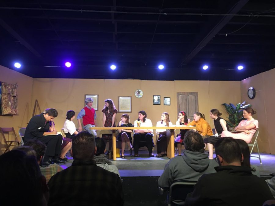 Cam Highs drama class put on a performance of The 12 Angry Jurors in the blackbox theater on December 5, 2019.