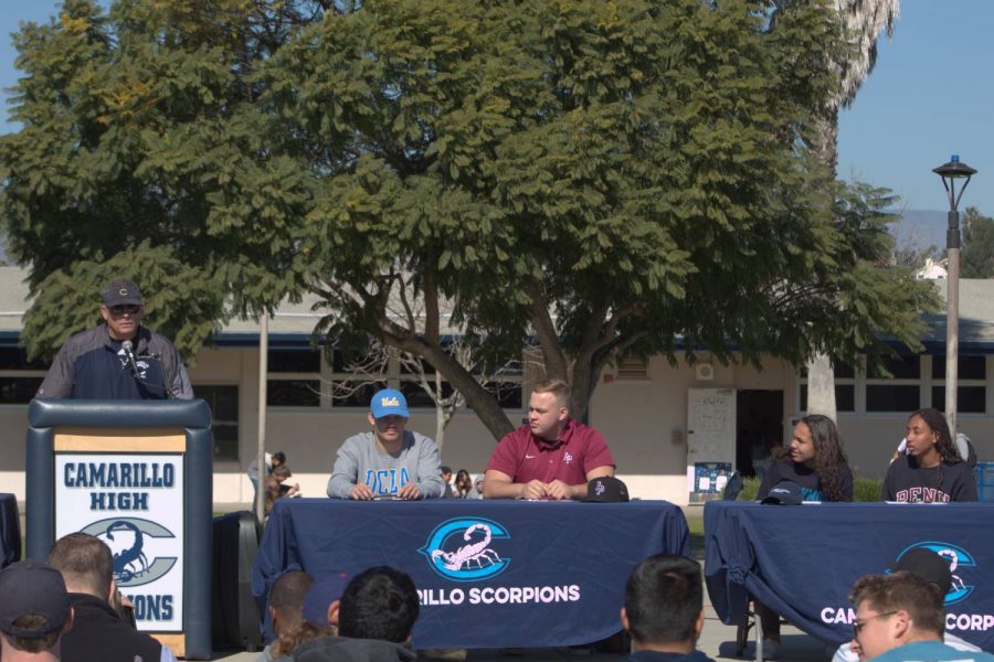 Cam Highs Athlete Signing Day took place on Feb. 7, 2020. 