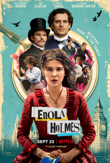 The official poster of Enola Holmes