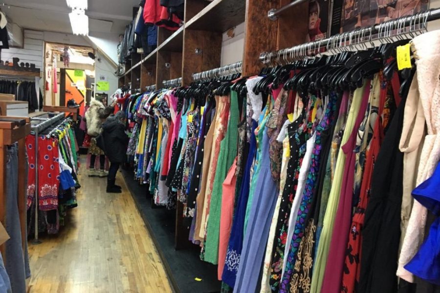 Thrift shops became a popular place for people to find style pieces for their outfits. (Photo via Google)
